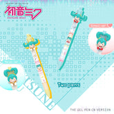 Smart Creative Hatsune Miku Mini Pen 0.05mm Black Click Gel Pen Student Exercise Stationery